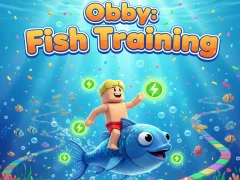 Cluiche Obby: Fish training ar líne