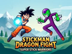 Cluiche Stickman Dragon Fight - Super Stick Warriors ar líne