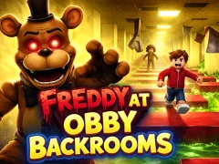 Cluiche Freddy at Obby Backrooms ar líne