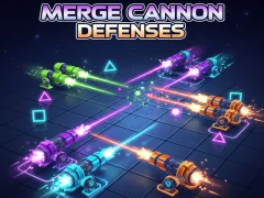 Cluiche Merge Cannon Defenses ar líne