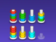 Cluiche Sort Puzzle - Nuts and Bolts ar líne
