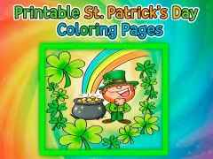 Cluiche Printable St Patricks Day Coloring Pages ar líne