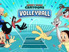 Cluiche Looney Tunes Cartoons Volleyball ar líne