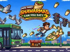 Cluiche How Many Shawarmas Can You Eat? ar líne