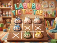 Cluiche Labubu Tic Tac Toe ar líne