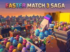 Cluiche Easter Match 3 Saga ar líne