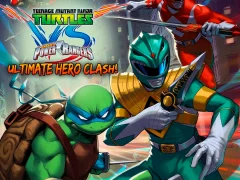 Cluiche Teenage Mutant Ninja Turtles VS Power Rangers: Ultimate Hero Clash ar líne