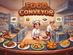 Cluiche Food Conveyor ar líne