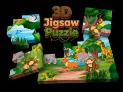 Cluiche 3D Jigsaw Puzzle ar líne