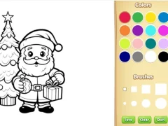 Cluiche Christmas Coloring Book For Kids ar líne
