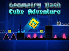 Cluiche Geometry Dash Cube Adventure ar líne