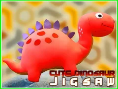 Cluiche Cute Dinosaur Jigsaw ar líne
