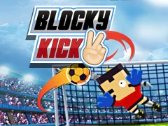 Cluiche Blocky Kick 2 ar líne