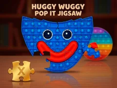 Cluiche Huggy Wuggy Pop It Jigsaw ar líne