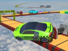 Cluiche Real Impossible Sky Tracks Car Driving ar líne
