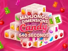 Cluiche Mahjongg Dimensions Candy 640 seconds ar líne