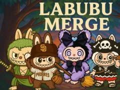 Cluiche Labubu Merge ar líne