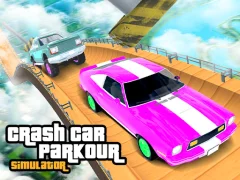 Cluiche Crash Car Parkour Simulator ar líne
