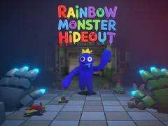 Cluiche Rainbow Monster Hideout 3D ar líne