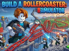 Cluiche Build a Rollercoaster: Simulator ar líne
