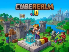 Cluiche CubeRealm.io ar líne