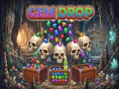 Cluiche Gem Drop ar líne