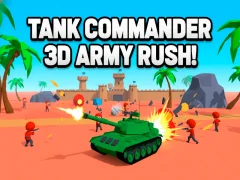 Cluiche Tank Commander 3d Army Rush! ar líne