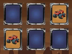 Cluiche Monster Trucks Memory ar líne