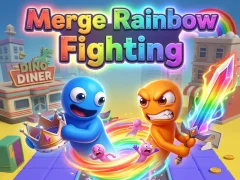 Cluiche Merge Rainbow Fighting ar líne