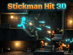 Cluiche Stickman Hit 3D ar líne