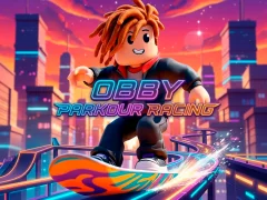 Cluiche Obby Parkour Racing ar líne