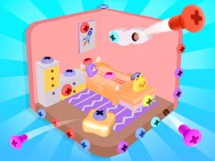 Cluiche Screw Sort 3D: Screw Puzzle ar líne