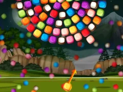 Cluiche Bubble Shooter Candy Wheel ar líne
