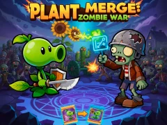 Cluiche Plant Merge: Zombie War ar líne