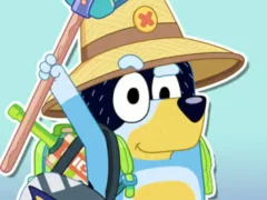 Cluiche Jigsaw Puzzle: Bluey Happy Father's Day ar líne