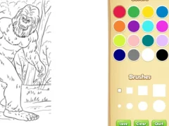 Cluiche Bigfoot Coloring Book ar líne