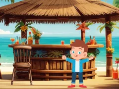 Cluiche Lost Island Escape ar líne