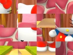 Cluiche Hello Kitty Video Puzzle ar líne