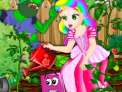 Cluiche Princess juliet garden trouble ar líne