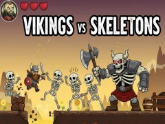 Cluiche Vikings Vs Skeletons ar líne