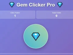 Cluiche Gem Clicker Pro ar líne