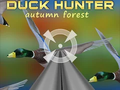 Cluiche Duck Hunter Autumn forest ar líne