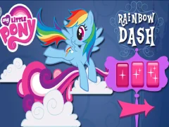 Cluiche Rainbow Dash's Cloud Bump ar líne