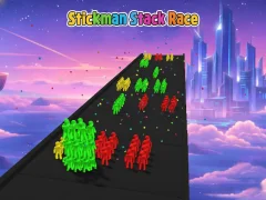 Cluiche Stickman Stack Race ar líne