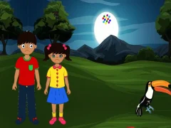 Cluiche Siblings Escape From Dark Forest ar líne
