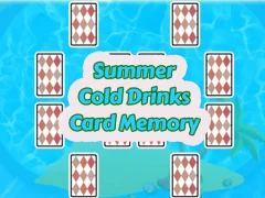 Cluiche Summer Cold Drinks Card Memory ar líne