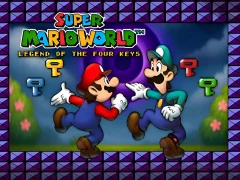 Cluiche Super Mario World Legend of the Four Keys ar líne