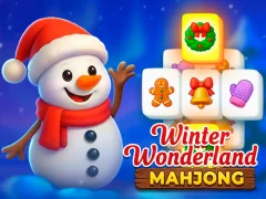 Cluiche Winter Wonderland Mahjong ar líne