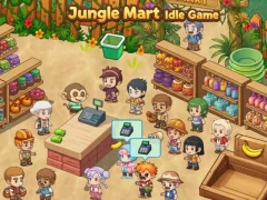 Cluiche Jungle Mart idle game ar líne