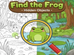 Cluiche Find the Frog Hidden Objects ar líne